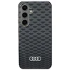Audi IML Stitching Pattern MagSafe Dėklas S24 S921 juodos spalvos Hardcase AU-IMLMS24-Q5/D3-BK