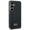 Audi IML Stitching Pattern MagSafe Dėklas S24 S921 juodos spalvos Hardcase AU-IMLMS24-Q5/D3-BK