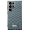 Audi IML Stitching Pattern MagSafe Dėklas S24 Ultra S928 pilkos spalvos Hardcase AU-IMLMS24U-Q5/D3-GY