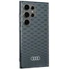 Audi IML Stitching Pattern MagSafe Dėklas S24 Ultra S928 pilkos spalvos Hardcase AU-IMLMS24U-Q5/D3-GY