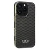 Audi IML Stitching Pattern MagSafe Apple iPhone 16 Pro 6.3″ juodos spalvos kietas dėklas AU-IMLMIP16P-Q5/D3-BK