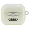 Audi IML Geometric Pattern AirPods 3 dėklas baltos spalvos AU-IMLAP3-A6/D3-WE