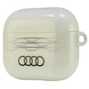 Audi IML geometrinio rašto AirPods 3 dėklas - baltas