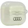 Audi IML geometrinio rašto AirPods 3 dėklas - baltas
