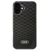 Audi IML Stitching Pattern MagSafe Apple iPhone 16 Plus 6.7″ juodos spalvos kietas dėklas AU-IMLMIP16M-Q5/D3-BK