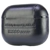 Audi Leather Big Logo AirPods 3 dėklas juodos spalvos AU-AP3-GT/D3-BK