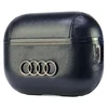 Audi Leather Big Logo AirPods Pro 2 dėklas juodos spalvos AU-APP2-GT/D3-BK