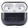 Audi Leather Big Logo AirPods Pro 2 dėklas juodos spalvos AU-APP2-GT/D3-BK