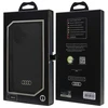 Audi Silicone Dėklas Apple iPhone 16 6.1″ juodos spalvos kietas dėklas AU-LSRIP16-Q3/D1-BK
