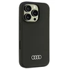 Audi Silicone Dėklas Apple iPhone 16 Pro 6.3″ juodos spalvos kietas dėklas AU-LSRIP16P-Q3/D1-BK