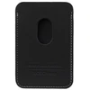 Dėklas Audi Synthetic Leather Wallet Card Slot juodos spalvos MagSafe AU-MSCH-Q3/D1-BK