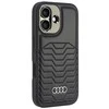 Apple iPhone 16 Audi Synthetic Leather (AU-TPUPCMIP16-GT/D3-BK) dėklas telefonui juodos spalvos