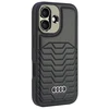 Audi Synthetic Leather MagSafe Apple iPhone 16 Plus 6.7″ juodos spalvos kietas dėklas AU-TPUPCMIP16M-GT/D3-BK