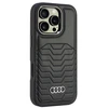 Audi Synthetic Leather MagSafe Apple iPhone 16 Pro 6.3″ juodos spalvos kietas dėklas AU-TPUPCMIP16P-GT/D3-BK