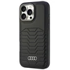 Audi Synthetic Leather MagSafe Apple iPhone 16 Pro Max 6.9″ juodos spalvos kietas dėklas AU-TPUPCMIP16PM-GT/D3-BK
