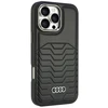 Audi Synthetic Leather MagSafe Apple iPhone 16 Pro Max 6.9″ juodos spalvos kietas dėklas AU-TPUPCMIP16PM-GT/D3-BK