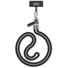 Audi virvelė telefonui 120cm 6mm crossbody juodos spalvos AU-CBL8-R8/D1-BK
