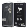 Audi virvelė telefonui 120cm 6mm crossbody juodos spalvos AU-CBL8-R8/D1-BK