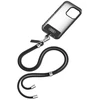 Audi virvelė telefonui 120cm 6mm crossbody juodos spalvos AU-CBL6-R8/D1-BK