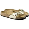 Auksinės Birkenstock Madrid Birko-Flor moteriškos basutės (1016106)