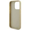 Karl Lagerfeld Wrinkled PU Signature Logo dėklas telefonui Apple iPhone 15 Pro Max aukso spalvos