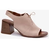 Aukštakulnės basutės su raišteliais Step in style