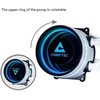 Chieftec ICEBERG 240-RGB-W Kompiuterio dėklas All-in-one liquid cooler 12 cm Baltas