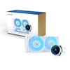 Chieftec ICEBERG 240-RGB-W Kompiuterio dėklas All-in-one liquid cooler 12 cm Baltas