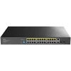 „Cudy GS1026PS2“ nevaldomas „Gigabit Ethernet“ (10/100/1000) komutatorius su PoE palaikymu, juodas
