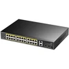 „Cudy GS1026PS2“ nevaldomas „Gigabit Ethernet“ (10/100/1000) komutatorius su PoE palaikymu, juodas