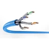 Digitus Montavimo kabelis Cat.6A, U/FTP, B2ca, AWG 23/1, LSOH, 100m, Mėlynas, Kartoninė pakuotė
