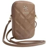 Guess krepšys su užtrauktuku Quilted 4G (GUWBZPSQSSGW) rudos spalvos
