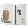 Guess krepšys su užtrauktuku Quilted 4G (GUWBZPSQSSGW) rudos spalvos