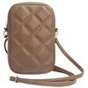 Guess krepšys su užtrauktuku Quilted 4G (GUWBZPSQSSGW) rudos spalvos