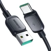 Joyroom Daugiaspalvių serijos A14 USB-A / USB-C 3A kabelis 1.2 m - Juodas