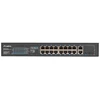 Ausinės LANBERG 19" stelažinis komutatorius, 16 x 100 Mb/s PoE+/2 x kombinuoti Gigabit, 150W, nevaldomas RSFE-16P-2C-150