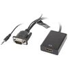 Adapteris Lanberg VGA(F) + garso 3,5 mm -