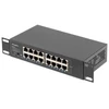 Ausinės LANBERG JUNGIKLIS RSGE-16 RACK 10"/19" (16 PRIEVADŲ, 1GB)