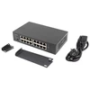 Ausinės LANBERG JUNGIKLIS RSGE-16 RACK 10"/19" (16 PRIEVADŲ, 1GB)