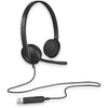 Ausinės Logitech H340 USB (981-000475), juodos