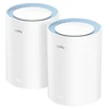 Ausinės Prieigos taškas CUDY M1200 (2 vnt. pakuotė) AC1200 dviejų dažnių „Wi-Fi“, 2x 10/100 Mbps „Mesh“ sistema