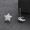 Auskarai mergaitėms „Mėnulis ir žvaigždė“