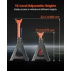 VEVOR Automobilio kėlikliai, 6 tonų apkrova, 370-580 mm aukštis