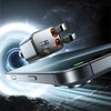 Joyroom JR-CCL05 30W 4 viename automobilinis įkroviklis su 2 įmontuotais ištraukiamais laidais – pilkos spalvos