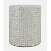 Av1730-28Gb Staliukas apvalus Avola Pilkas Basket Weave