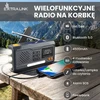 Avarinis radijas Extralink BT-4000, 4000 mAh, juodas ir oranžinis