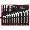 AW-Tools AWTOOLS RAKTAS KOMBINEZONAS RINKINYS 25vnt. /6mm-36mm /Juodas LINE