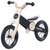 Balansinis dviratis - medinis - 0C074 - JACK - NATURAL WOOD &amp; NICE Juodas - MOOVKEE