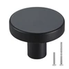 VEVOR juodi 32 mm spintelės rankenėlės 10 vnt.