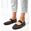 Balerinos juodos tinklelio medžiagos su akutėmis Malmo